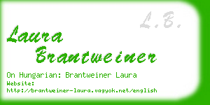 laura brantweiner business card